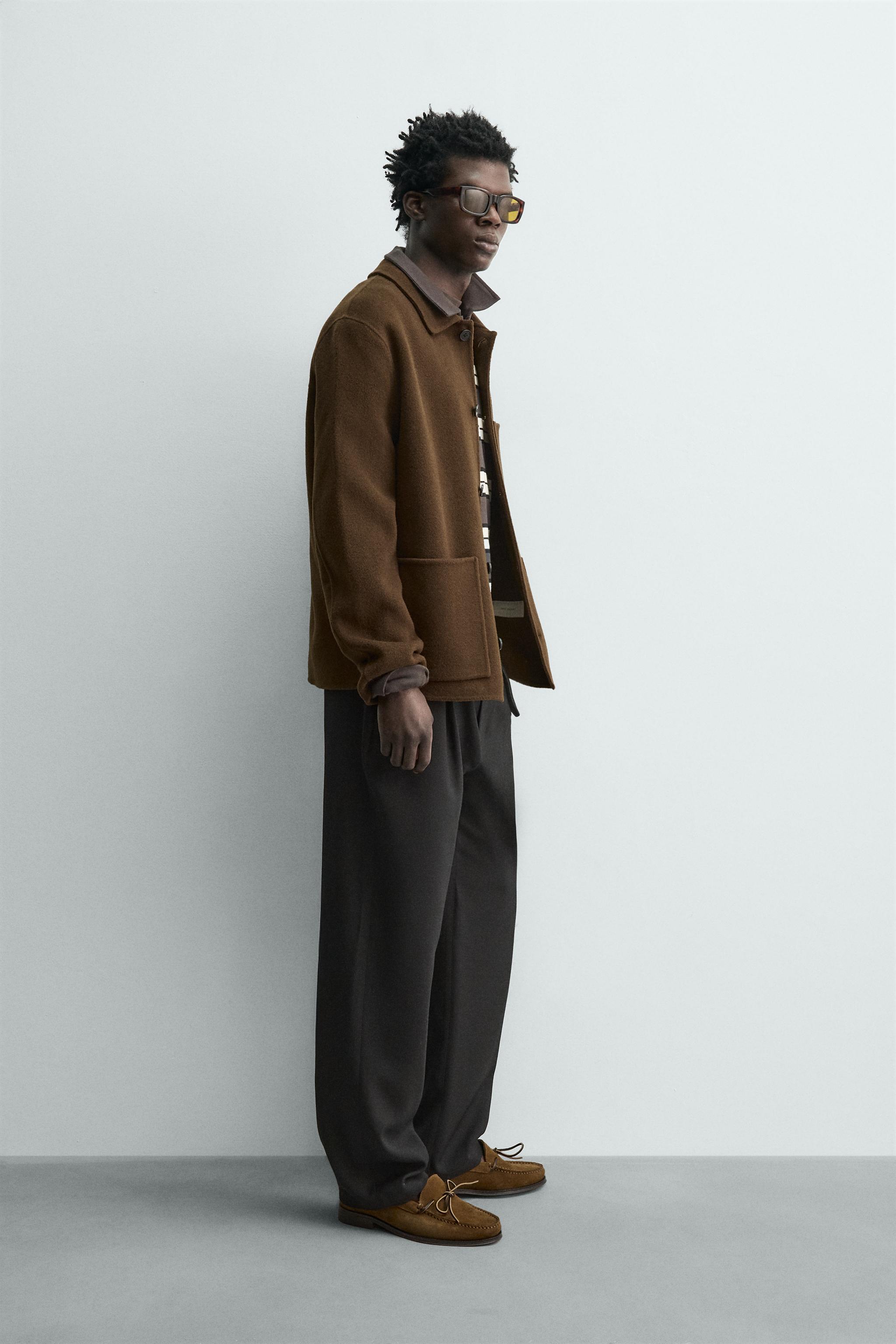 REGULAR FIT 100% WOOL OVERSHIRT